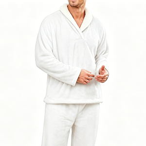Ensemble de <span class=keywords><strong>pyjama</strong></span> pour <span class=keywords><strong>homme</strong></span> en flanelle 100% coton, ensemble de vêtements de détente à manches longues, vente en gros, vêtements de détente pour la maison, ensemble de <span class=keywords><strong>pyjama</strong></span> d'hiver - Product Image 6