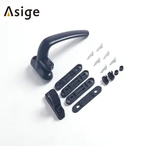 Black Aluminum Handle For High Quality Door And Window Fittings Handle