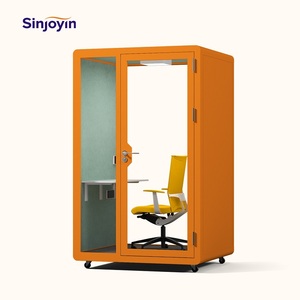 Movable Soundproof Own Office Box Acoustic Meeting Pod Freelance Home Recording Cabin Pods For Airport - Product Image 2