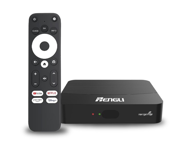 ATSC 3.0 4K Hybrid OTT Set Top Box with Android 11 OS and H.264 Decoder