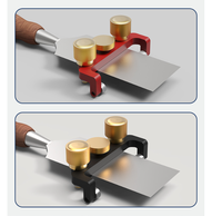 Guide de rodage pour ciseaux à bois, guide de rodage à angle fixe, outils de travail du bois, localisateur d'affûtage réglable pour ciseaux à bois