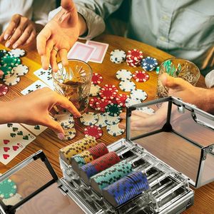 Étui <span class=keywords><strong>de</strong></span> transport <span class=keywords><strong>de</strong></span> jetons <span class=keywords><strong>de</strong></span> <span class=keywords><strong>poker</strong></span> en acrylique <span class=keywords><strong>de</strong></span> casino transparent sans plateaux <span class=keywords><strong>de</strong></span> jetons <span class=keywords><strong>de</strong></span> <span class=keywords><strong>poker</strong></span> - Product Image 3