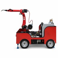 Robot de Soldadura Automática de Alta Precisión con Carro Móvil, Brazo de 6 Ejes, Sin Programación para Cambio Rápido de Estaciones de Trabajo