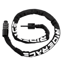 Antivol de chaîne de vélo portable haute sécurité avec 2 clés pour VTT, trottinette et vélo électrique