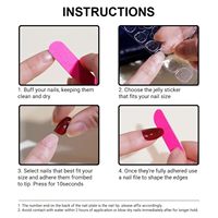 Uñas Postizas Acrílicas de Alta Gama con Cobertura Completa, Estilo Francés, Puntas Largas, Forma de Mariposa, Aplicación con Pegamento, Belleza Personalizada