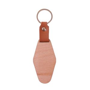 Porte-clés en bois personnalisé avec logo, écologique, en forme de cœur, pour voiture, maison, bagages, artisanat DIY, cadeaux promotionnels - Product Image 2