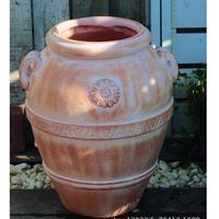 Pots de fleurs en terre cuite italiens respirants et écologiques pour l'extérieur, jardin, cour, décoratifs, en oxyde de magnésium, qualité supérieure