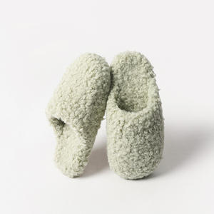 Chaussons d'hiver en <span class=keywords><strong>laine</strong></span> avec doublure en coton pour femmes, usage intérieur, antidérapants, respirants, en velours chaud, style Birkenstocks pour couples - Product Image 5