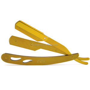 Navaja de Afeitar Recta de Acero Inoxidable ZY, Navaja de un Solo Filo para Barbería y Salón, Cuchillo Plegable para Uso Doméstico - Product Image 3