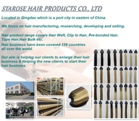 Extensions de cheveux en kératine pré-collées, pointes plates, 100% cuticules Remy, super double trame, vente en gros