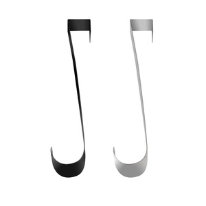 Appendiabiti a corona per porta d'ingresso, gancio in metallo a corona grande per ghirlanda di natale sopra il gancio della porta - Product Image 3