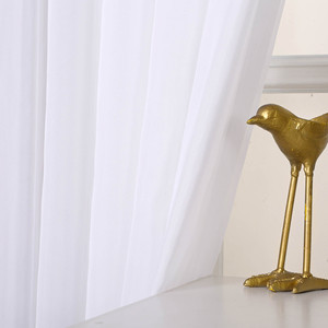 Nouvelles <span class=keywords><strong>Rideaux</strong></span> Translucides Blancs à Motif Floral Ondulé Occultant, Faciles à Nettoyer, Taille Personnalisée, pour Salon - Product Image 4