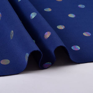 تصميم جديد لعام 2025: أقمشة محبوكة ثقيلة الوزن 220 سم 350 جرام/متر مربع مع طباعة ذهبية للملابس - Product Image 6