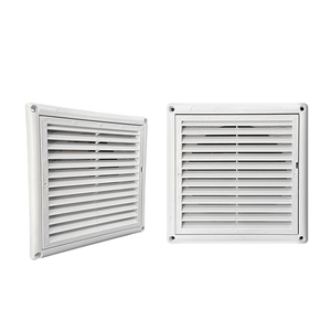 <span class=keywords><strong>Grille</strong></span> d'aération carrée en plastique blanc durable avec moustiquaire pour <span class=keywords><strong>ventilation</strong></span> murale et de plafond - Product Image 5