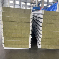 Panneaux de toiture en polyuréthane scellés aux extrémités, épaisseur 5-20 cm, panneaux sandwich isolants en laine de roche scellés aux extrémités en polyuréthane
