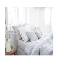 Ensemble de literie en lin français pur 100%, housse de couette en lin français pur, taille du client