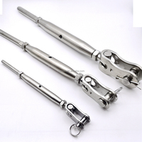 Acier inoxydable 304 316 Tendeurs Corps fermé Mâchoire Mâchoire Tendeur Gréement