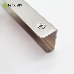 Perfil de esquina de acero inoxidable moderno, herrajes de puerta de muebles de Metal, aparador de cocina oculto, cajón, armario, tirador empotrado, mango - Product Image 5