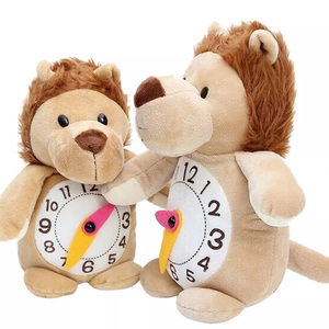 Đồ Chơi Đồng Hồ Báo Thức Hình Động Vật Mềm Nhỏ Dễ Thương Búp Bê Thú Nhồi Bông Tùy Chỉnh Bán Sỉ Cho Trẻ Em - Product Image 6