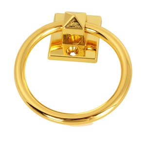 Square Round <b>Pull</b> Ring Zinc Alloy 60mm Chinese Style <b>Door</b> <b>Handle</b> Easy Installation - Product Image 3