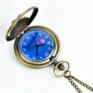 Vintage Bronze Petit Prince <span class=keywords><strong>Montre</strong></span> De Poche Style Rétro Galaxy Cadran En Acier Inoxydable Quartz Unisexe Collier Chaîne <span class=keywords><strong>pour</strong></span> Femmes/Hommes - Product Image 3