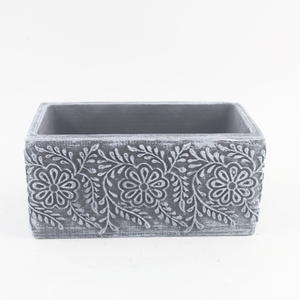 Macetas Minimalistas de Forma Redonda con Soporte, Macetas de Cemento y Hormigón, Estilo Relieve, Agricultura Urbana - Product Image 6