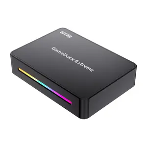 ezcap360 4K60 GameDock Extreme Game Capture Support Max capture 4K60 HDR VRR Video RGB24 for PS5 iPad gaming streaming