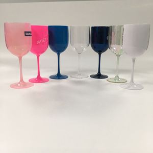 Copas de Champán de Plástico Acrílico Blancas, Reutilizables, Irrompibles, con Letras Imperiales, Nuevas de Fábrica OEM - Product Image 1