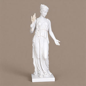 Sculptures en résine de déesse grecque <span class=keywords><strong>classique</strong></span> (Assiette/Lune/Blé) Décoration vintage pour la maison et le bureau Ornements d'art pour le salon Tabletop - Product Image 3