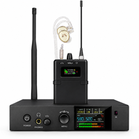 Système de monitoring intra-auriculaire stéréo EM1100-5R pour les performances sur scène, en studio