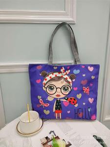 <span class=keywords><strong>Borsa</strong></span> Tote in tela farfalla <span class=keywords><strong>viola</strong></span> carina estetica per le donne <span class=keywords><strong>borsa</strong></span> della spesa per la scuola borse a tracolla con manico alto grande Tote - Product Image 6