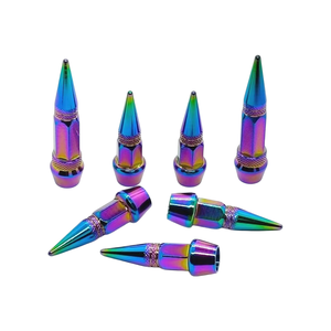 Tapas de Válvula Antipolvo para Ruedas de Coche, Moto, Bicicleta, Camión, de Aluminio o Plástico, <span class=keywords><strong>Color</strong></span> <span class=keywords><strong>Tornasol</strong></span> - Product Image 4