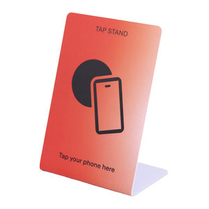 Tarjeta de Membresía NFC de PVC con Código QR Inteligente Personalizado para Acceso a Redes Sociales, Soporte de Mesa RFID en Blanco para Reseñas de <span class=keywords><strong>Google</strong></span> - Product Image 6