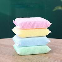 FF2683 Éponges de nettoyage de cuisine Chiffons en microfibre Éponge à vaisselle réutilisable Éponges à vaisselle Tampons à récurer