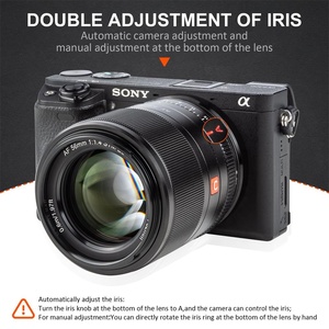Viltrox เลนส์ถ่ายภาพบุคคลอัตโนมัติ56มม. F1.4 E STM,เลนส์ E-Mount APS-C <span class=keywords><strong>Mirrorless</strong></span> Camera A9 A7RIV A7S <span class=keywords><strong>A6600</strong></span> - Product Image 4