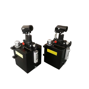 Pompe hydraulique manuelle à déplacement variable, 2 étages, 0,5 CV, haute pression 300 bars, utilisable d'une seule main, pour applications hydrauliques - Product Image 1