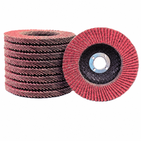 Meule et disque en corindon céramique rouge de haute qualité, prenant en charge la personnalisation OEM et la fabrication de meules à lamelles