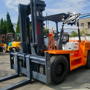 รถยก TCM FD100Z8 10 ตัน รถยกมือสองจากญี่ปุ่น 10 ตัน เครื่องยนต์ Isuzu 6BG1 รถยกใช้แล้ว รถยกใช้น้ำมันเชื้อเพลิง 3000 มม. 10000 กก. - Product Image 5