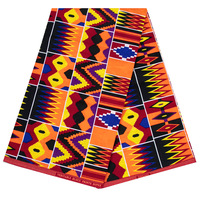 Tissu imprimé africain en coton 100 % en gros d'usine, tissu imprimé Ankara ethnique personnalisé pour vêtements et robes
