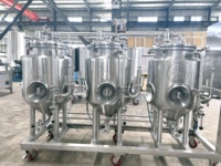 Réservoir de culture de graines en acier inoxydable 304/316L, 30L, 50L, 100L Réservoir de propagation de levure Réservoir de stockage de levure