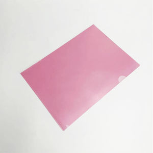 תיקיית קבצים שקופה איכותית מפלסטיק PP בגודל A4, שכבה אחת, עם כיסים בצורת L לארגון מסמכים - Product Image 2