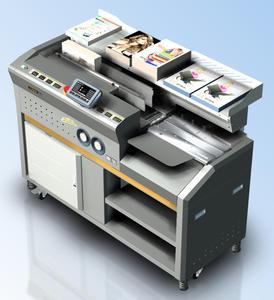 Automatic Glue <strong>Binding</strong> <strong>Machine</strong> For <strong>Book</strong> <strong>Binding</strong> With <strong>Book</strong> Stacker And Creaser - Product Image 4