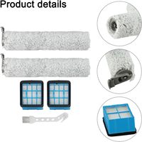 Ensemble de filtres à brosse à rouleaux en plastique lavables et réutilisables pour aspirateur Bissell Cross Wave Omni Force 3912N 4046