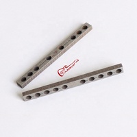 Donlis 50/52mm 6 Senar Gitar Elektrik Baja Pickup Spacer Raw Wire Cut Metal Keeper untuk Humbucker LP P90 Parts PS03