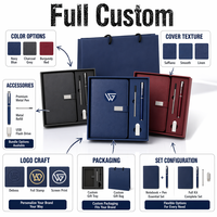 Ensemble de papeterie promotionnel, journal, fournitures de bureau, carnet, stylo, ensemble cadeau, couverture rigide créative, 100 feuilles, impression UV
