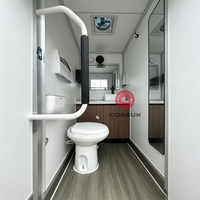 Cogsun USA Standard Portable Toilet Shower Trailer Outdoor Luxury Toilet Trailer 4 Station Restroom Trailer