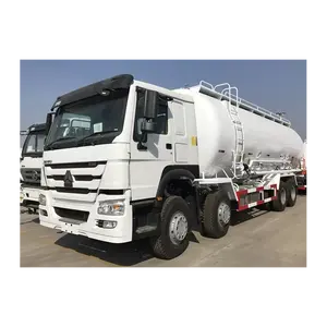 Cina 8x4 28m3 30cbm 30ton kering semen jumlah besar bubuk tanker truk harga transportasi semen jumlah besar truk tanker semen