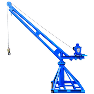 פעולת יד ניידת מיני עגורן נייד נייד קטן מעלית הרצפה מנוף 200 ק "ג 300 ק" ג 500 ק "ג 800 ק" ג 1000 ק "ג מנוע מותאם אישית מסופק - Product Image 6