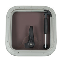 Hublot carré marin en alliage d'aluminium, fenêtre de pont de bateau à ouverture coulissante, hublot de yacht pour accessoires de camping-car, yacht et bateau