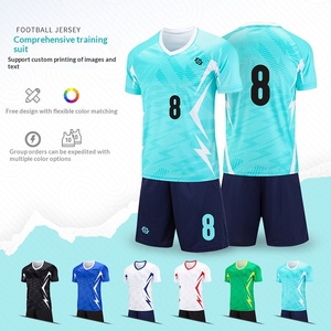 Ensemble de maillots de football unisexe pour adultes, personnalisable OEM/ODM, séchage rapide, anti-humidité, respirant, pour toutes les positions d'équipe - Product Image 2